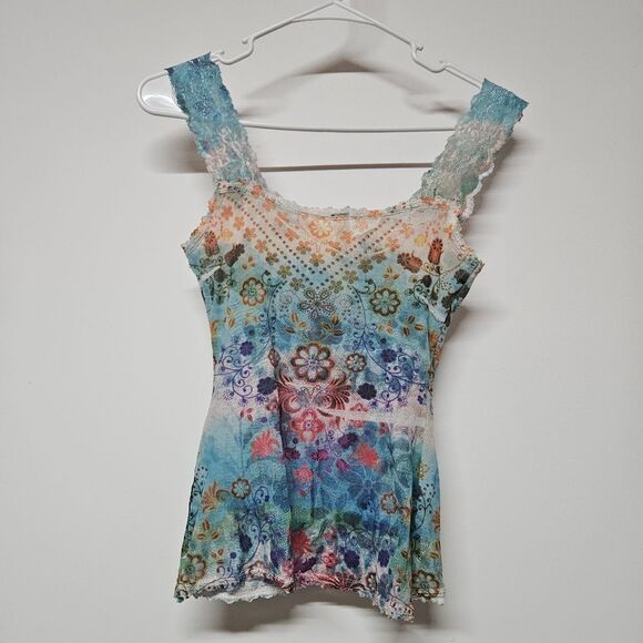 Butterflies By Claire Pettibone Tank Top Size Small - Picture 6 of 6
